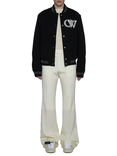 Shop Off-white Off White Coats In Black