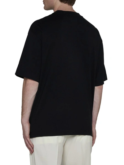 Shop Off-white Off White T-shirts And Polos In Black Gold Fusion