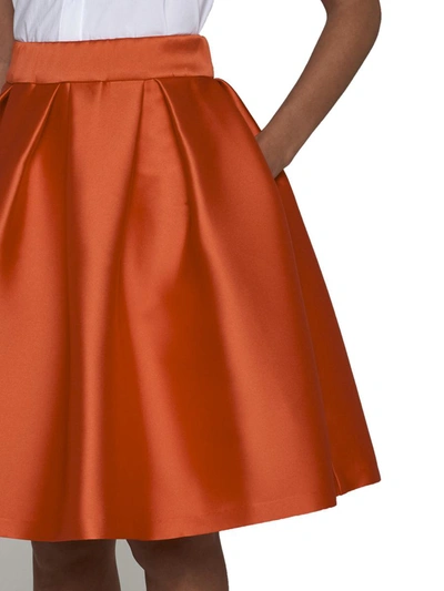 Shop P.a.r.o.s.h Parosh Skirts In Orange