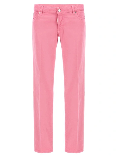 Shop Dsquared2 'jennifer' Jeans In Pink