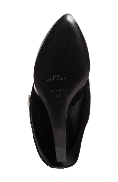 Givenchy Shark Lock 90 Leather Ankle Boots Shoes In Black