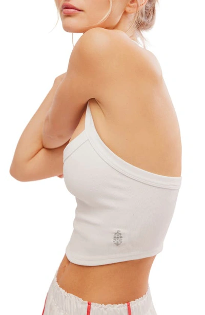 Fp Movement All Clear Rib Crop Camisole In White