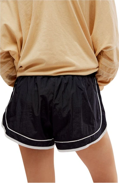 Fp Movement Varsity Blues Athletic Shorts In Black Combo