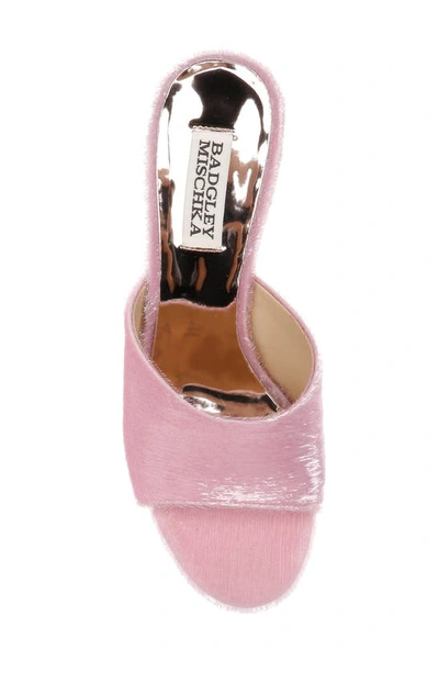 Shop Badgley Mischka Collection Lucid Sandal In Diamond Pink