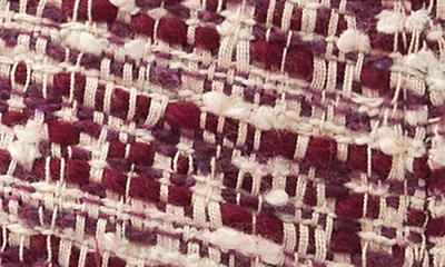 Helen Kaminski Charlette Bouclé Baseball Cap In Cranberry