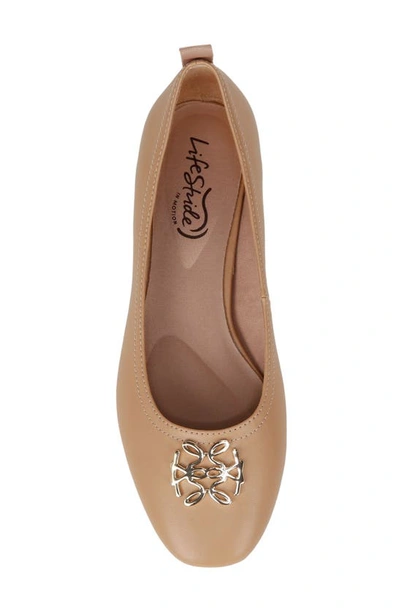 Shop Lifestride Cameo Flat In Camel