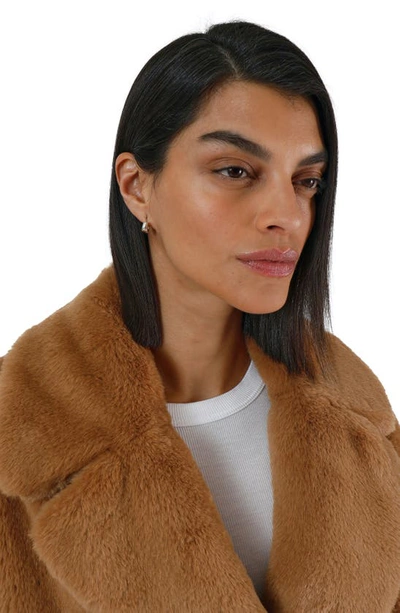 Shop Apparis Stella Pluche™ Faux Fur Coat In Biscuit