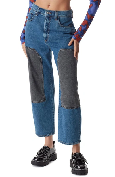 Shop Circus Ny Carpenter Barrel Straight Leg Ankle Jeans In Balance Beam