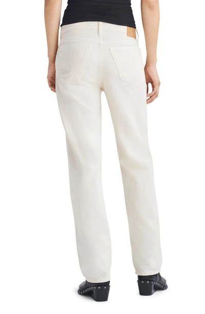 Rag & Bone Dre Featherweight Baggy Low Rise Boyfriend Jeans In Ecru