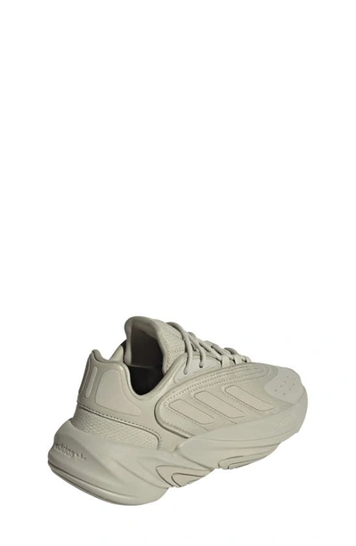 Shop Adidas Originals Kids' Ozelia Sneaker In Putty Grey