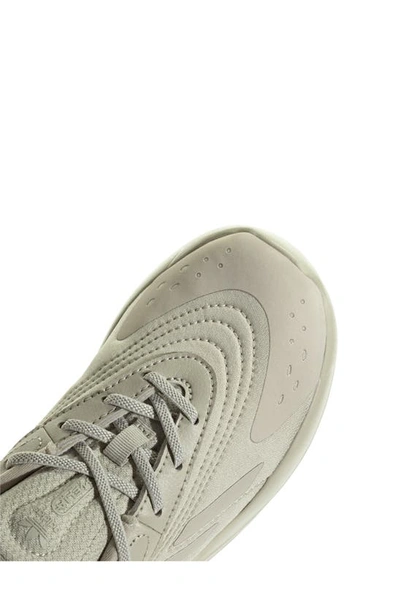 Shop Adidas Originals Adidas Kids' Ozelia Sneaker In Putty Grey