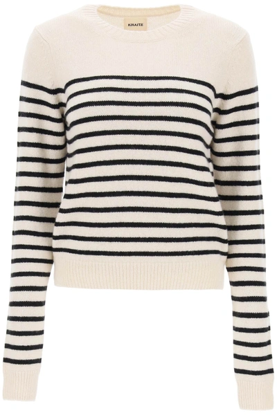 Shop Khaite Sailor Sweater In Cashmere In Mixed Colours