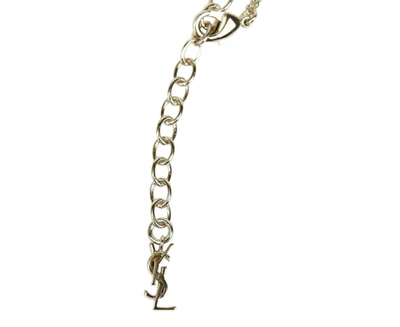 Shop Saint Laurent Women's Light Gold Brass Metal Appelle Moi Necklace