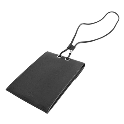 Shop Valentino Garavani Vltn Black Leather Clutch Bag ()