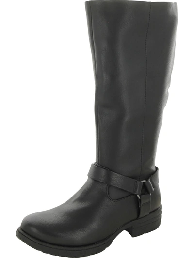 Shop B.o.c. Womens Tall Back Zipper Knee-high Boots In Black