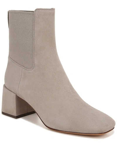 Shop Vince Kimmy Leather Bootie In Grey
