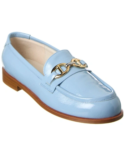 Shop Bruno Magli Sasha Patent Loafer In Blue