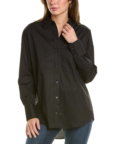 Shop Rachel Rachel Roy Button Front Shirt In Black