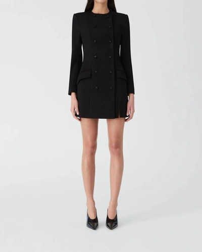 Shop Misha Caisyn Mini Dress In Black