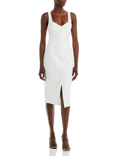 Shop Lavish Alice Womens Ponte Sl Cocktail And Party Dress In White