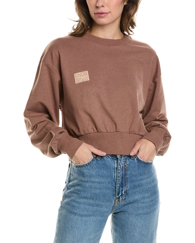 Shop Noize Briella Sweater In Brown