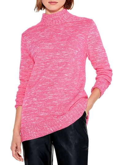 Shop Nic + Zoe Sun Turn Womens Knit Mock Neck Pullover Sweater In Multi