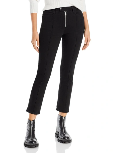 Shop Frame Womens Denim High Rise Straight Leg Jeans In Black