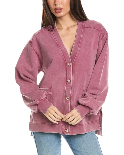 Shop Grey State Betty Cardigan In Pink
