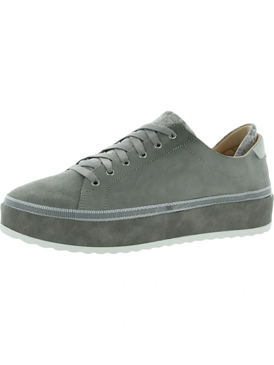 Shop Dr. Scholl's Shoes Mellow Out Womens Comfort Insole Fashion Sneakers In Grey
