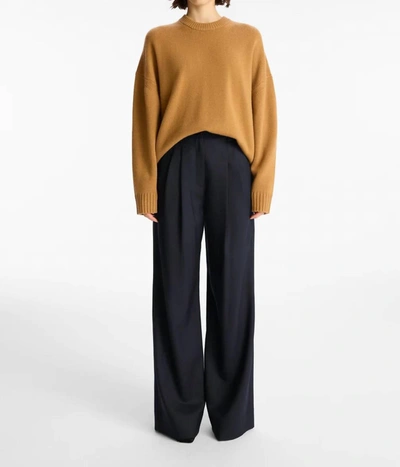 Shop A.l.c Ayden Wool Cashmere Sweater In Butter Brown In Multi