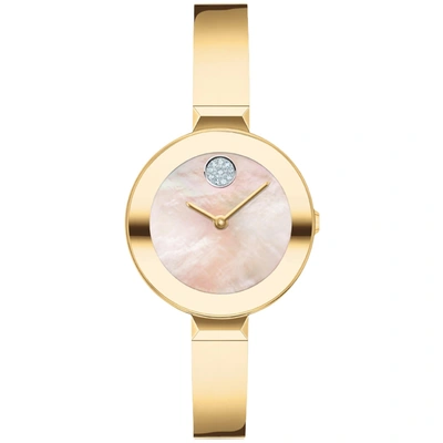 Shop Movado Women's Bold Mother Of Pearl Dial Watch In Multi