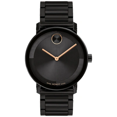Shop Movado Men's Bold Black Dial Watch