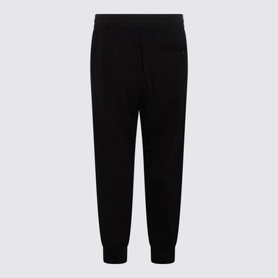 Shop Dolce & Gabbana Black And White Cotton Track Pants