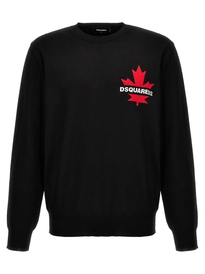 Shop Dsquared2 Logo Sweater Sweater, Cardigans Black
