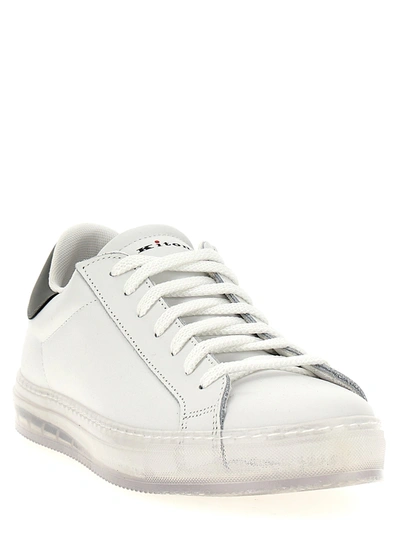 Shop Kiton Ussa088 Sneakers Gray