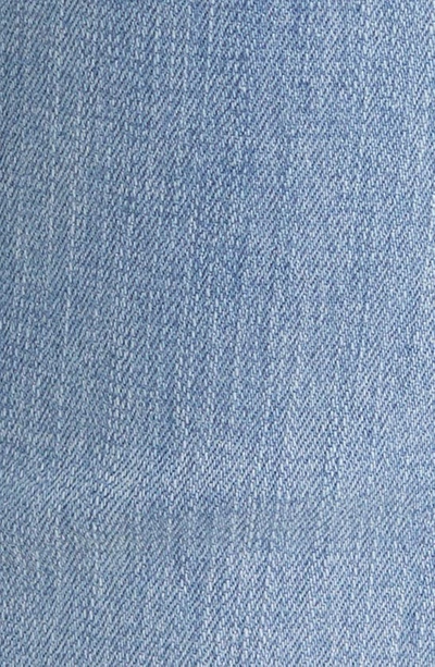 Shop Wit & Wisdom 'ab'solution High Waist Raw Hem Skinny Crop Jeans In Light Blue Artisanal