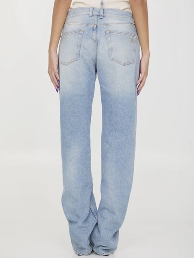 Shop Attico Denim Jeans In Blue