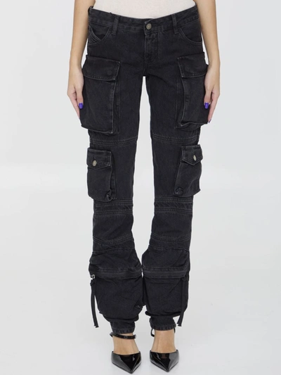 Shop Attico Essie Jeans In Black