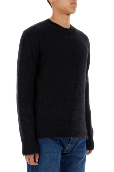 Shop Off-white Off White Man Black Mohair Blend Sweater