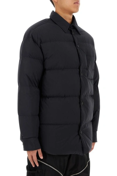 Off-white Off White Men Black Polyester Down Jacket In Black