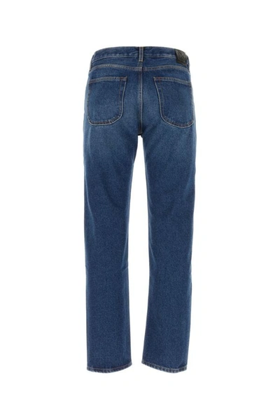 Shop Off-white Off White Man Denim Jeans In Blue