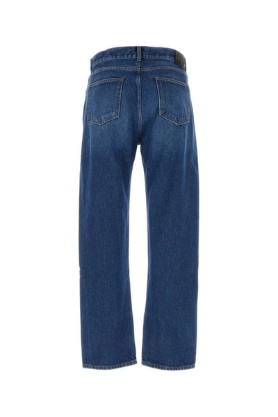 Shop Off-white Off White Man Denim Jeans In Blue