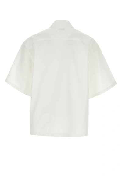 Shop Off-white Off White Man White Cotton Oversize Shirt