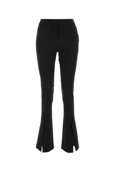 Shop Off-white Off White Woman Black Wool Pant In Red