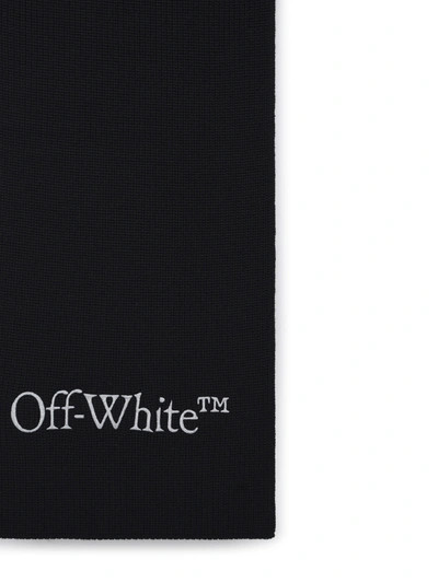 Shop Off-white Man Sciarpa Bookish In Black