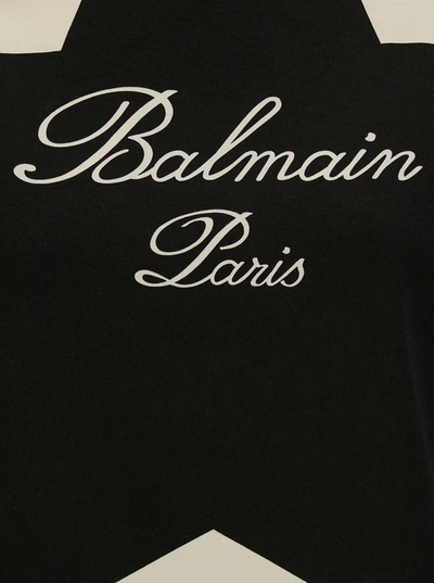 Shop Balmain Cf1eg085gd32got In Black