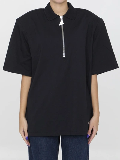 Shop Attico Cotton T-shirt In Black
