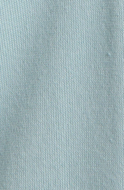 Shop Thread & Supply Longline Sweatshirt Knit Shacket In Dusty Blue