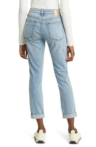 Rag & Bone Dre Low Rise Slim Boyfriend Jeans In Daphne