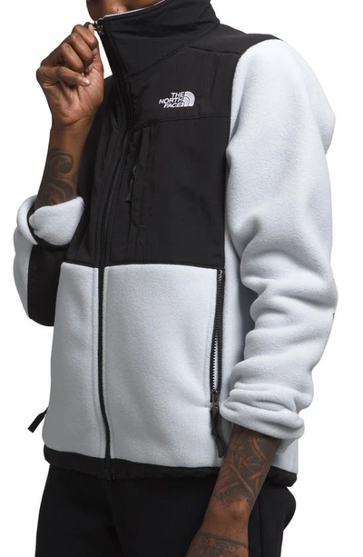 The North Face Denali Recycled Polyester Fleece Jacket In Dusty Periwinkle/ Tnf Black